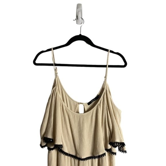 Ark & Co. Women's Boho Double Layered Flowy Maxi Dress - Picture 3 of 12